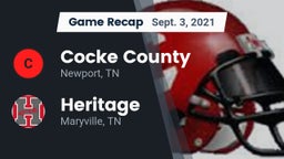 Recap: Cocke County  vs. Heritage  2021
