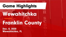 Wewahitchka  vs Franklin County  Game Highlights - Dec. 8, 2020