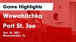 Wewahitchka  vs Port St. Joe  Game Highlights - Jan. 29, 2021