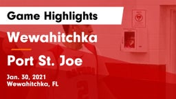 Wewahitchka  vs Port St. Joe  Game Highlights - Jan. 30, 2021