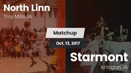 Matchup: North Linn vs. Starmont  2017