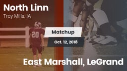 Matchup: North Linn vs. East Marshall, LeGrand 2018