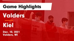 Valders  vs Kiel  Game Highlights - Dec. 10, 2021