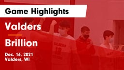 Valders  vs Brillion  Game Highlights - Dec. 16, 2021