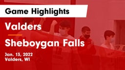 Valders  vs Sheboygan Falls  Game Highlights - Jan. 13, 2022