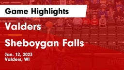 Valders  vs Sheboygan Falls  Game Highlights - Jan. 12, 2023