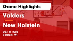 Valders  vs New Holstein  Game Highlights - Dec. 8, 2023