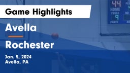 Avella  vs Rochester  Game Highlights - Jan. 5, 2024