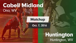 Matchup: Cabell Midland vs. Huntington  2016