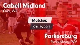 Matchup: Cabell Midland vs. Parkersburg  2016