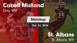 Matchup: Cabell Midland vs. St. Albans  2016