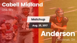 Matchup: Cabell Midland vs. Anderson  2017