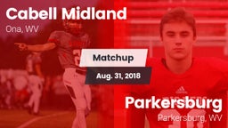 Matchup: Cabell Midland vs. Parkersburg  2018