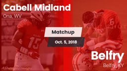 Matchup: Cabell Midland vs. Belfry  2018