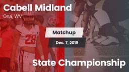 Matchup: Cabell Midland vs. State Championship 2019