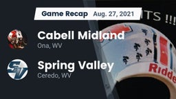Recap: Cabell Midland  vs. Spring Valley  2021