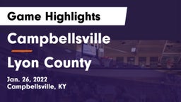 Campbellsville  vs Lyon County  Game Highlights - Jan. 26, 2022