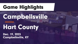 Campbellsville  vs Hart County  Game Highlights - Dec. 19, 2023