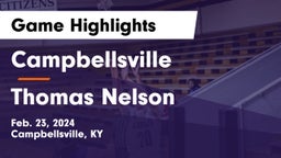 Campbellsville  vs Thomas Nelson  Game Highlights - Feb. 23, 2024