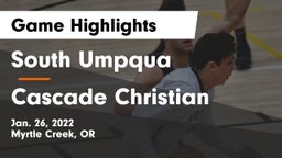 South Umpqua  vs Cascade Christian  Game Highlights - Jan. 26, 2022