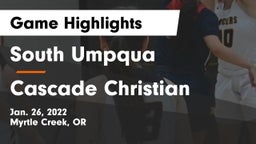 South Umpqua  vs Cascade Christian  Game Highlights - Jan. 26, 2022