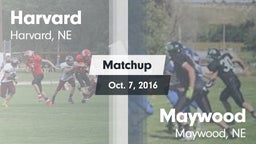 Matchup: Harvard vs. Maywood  2016
