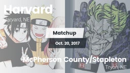 Matchup: Harvard vs. McPherson County/Stapleton 2017
