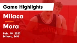 Milaca  vs Mora  Game Highlights - Feb. 18, 2022