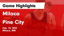 Milaca  vs Pine City  Game Highlights - Feb. 10, 2023