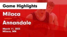 Milaca  vs Annandale  Game Highlights - March 11, 2023