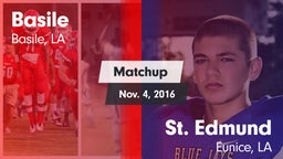 Matchup: Basile vs. St. Edmund  2016