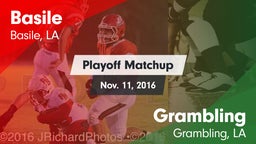 Matchup: Basile vs. Grambling  2016