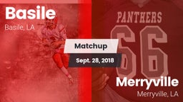 Matchup: Basile vs. Merryville  2018