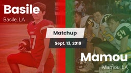 Matchup: Basile vs. Mamou  2019