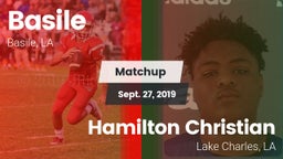 Matchup: Basile vs. Hamilton Christian  2019
