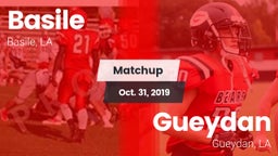 Matchup: Basile vs. Gueydan  2019