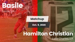 Matchup: Basile vs. Hamilton Christian  2020