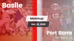 Matchup: Basile vs. Port Barre  2020