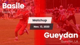 Matchup: Basile vs. Gueydan  2020