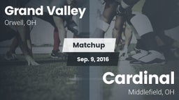Matchup: Grand Valley vs. Cardinal  2016