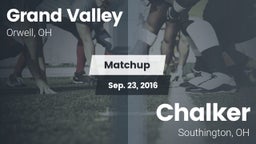 Matchup: Grand Valley vs. Chalker  2016