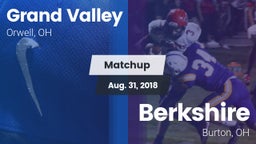 Matchup: Grand Valley vs. Berkshire  2018