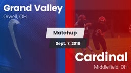 Matchup: Grand Valley vs. Cardinal  2018