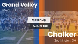 Matchup: Grand Valley vs. Chalker  2018