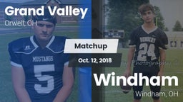 Matchup: Grand Valley vs. Windham  2018