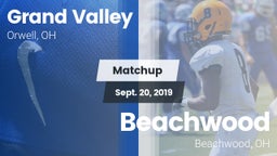 Matchup: Grand Valley vs. Beachwood  2019