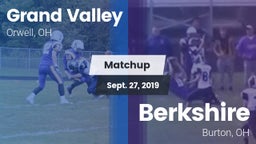 Matchup: Grand Valley vs. Berkshire  2019