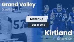 Matchup: Grand Valley vs. Kirtland  2019