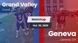 Matchup: Grand Valley vs. Geneva  2020