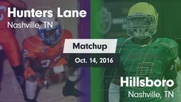 Matchup: Hunters Lane vs. Hillsboro  2016